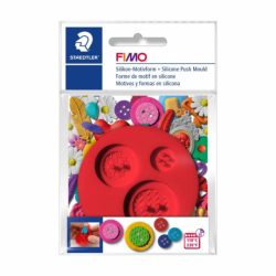 Фото - Силіконова прес-форма 'Гудзики', д:7, Fimo 45372