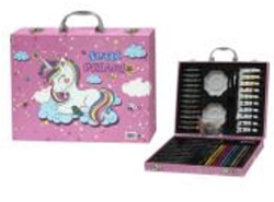 Набір для творчості 68 предметів,Рожевий єдиноріг