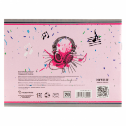 Фото - Зошит для нот А5, 20 л, RH-2 43781 Фото - Зошит для нот А5, 20 л, RH-2 43781