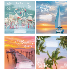 Зошит учнівський повноколірний 12 арк Коса,в асорт 2023 (уп.32/ящ.512)