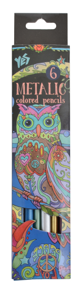 Фото - Олівці 6 кол., металізовані 38616 Фото - Олівці 6 кол., металізовані 38616