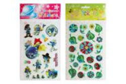 Наліпка паперова з фольгою 15*31см, 20шт/уп