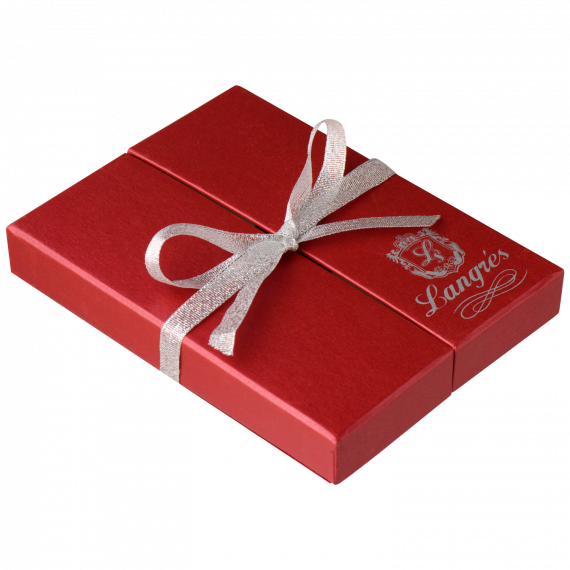 Фото - Набір подарунковий 'Papillon': ручка кулькова + гачок д/ сумки, червоний LANGRES 30877 Фото - Набір подарунковий 'Papillon': ручка кулькова + гачок д/ сумки, червоний LANGRES 30877