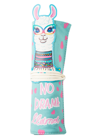 Фото - Пенал м'який РОЛ ЛАМА, 26х19.5 см/18.5х3х3 см, бірюзовий 52664 Фото - Пенал м'який РОЛ ЛАМА, 26х19.5 см/18.5х3х3 см, бірюзовий 52664