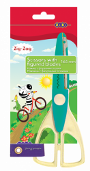 Фото - Ножиці дитячі 'зіг-заг' 165мм, бірюзові (уп.12/ящ.144) 9226