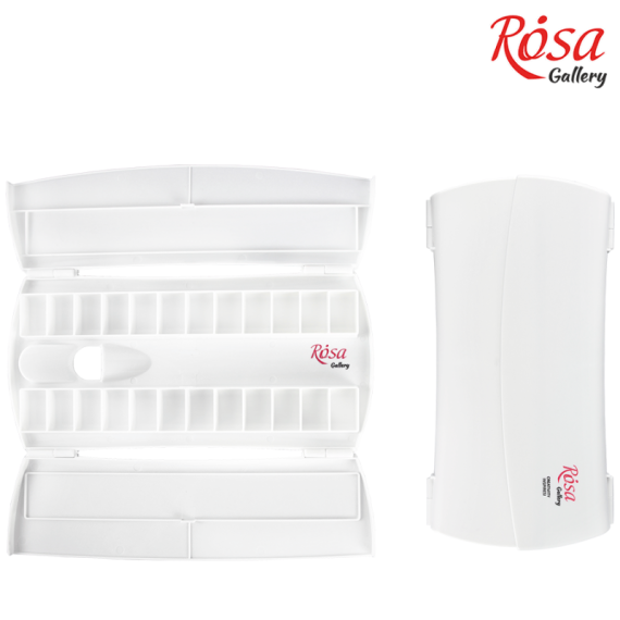 Фото - Пенал для акварельних фарб пластиковий, 24 кювети, ROSA Gallery 52078