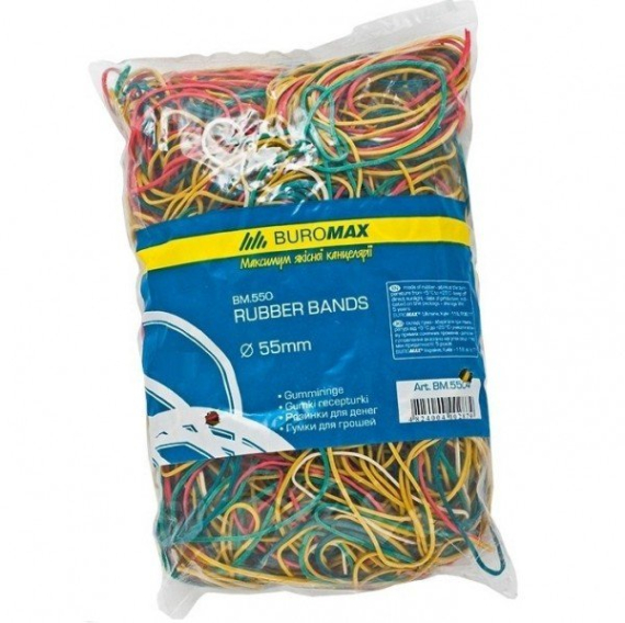 Фото - Гумки для грошей 200г, асорті 27285 Фото - Гумки для грошей 200г, асорті 27285