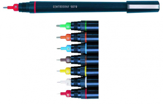 Фото - Рапидограф 9070/0,35мм (уп.10) 9528 Фото - Рапидограф 9070/0,35мм (уп.10) 9528