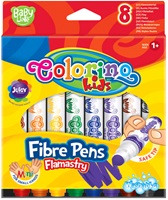 Фото - Фломастери JUMBO MINI змивальні 8 кол.(1+) COLORINO 25149