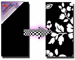 Фото - Підрамник, 25*35 см, середнє зерно, Чорний грунт, бавовна, ROSA Gallery 29472