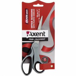 Ножиці Duoton, 18см, сіро-чорні