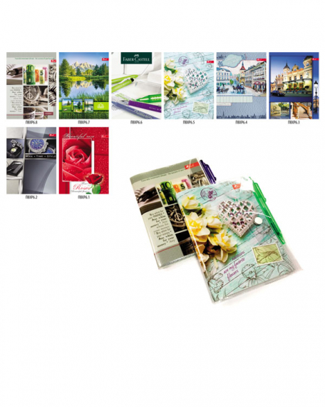 Фото - Блокнот А6ф. обкладинка ПВХ глянець, з ручкою та кнопкою, повнокольорова, блок офсет, 64арк. (уп.16) 33428 Фото - Блокнот А6ф. обкладинка ПВХ глянець, з ручкою та кнопкою, повнокольорова, блок офсет, 64арк. (уп.16) 33428