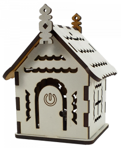 Фото - Эл.Будинок № 4/1 МДФ біл,світло 3х кольор,Швидк,сенс.вмик. Е-004 49861 Фото - Эл.Будинок № 4/1 МДФ біл,світло 3х кольор,Швидк,сенс.вмик. Е-004 49861