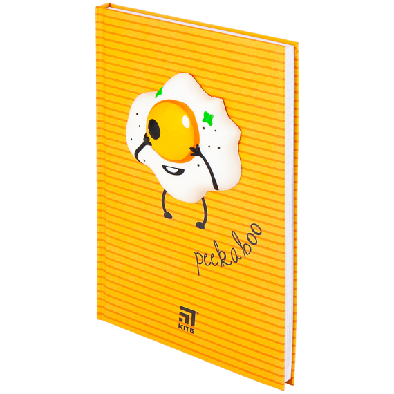 Фото - Блокнот тв. обкл., сквіш, А5, 80 арк., кл., Egg 53719 Фото - Блокнот тв. обкл., сквіш, А5, 80 арк., кл., Egg 53719