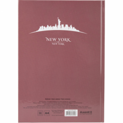 Фото - Книга записна А4 Maps New York, 96арк., кліт., рожево-корич. 47097 Фото - Книга записна А4 Maps New York, 96арк., кліт., рожево-корич. 47097