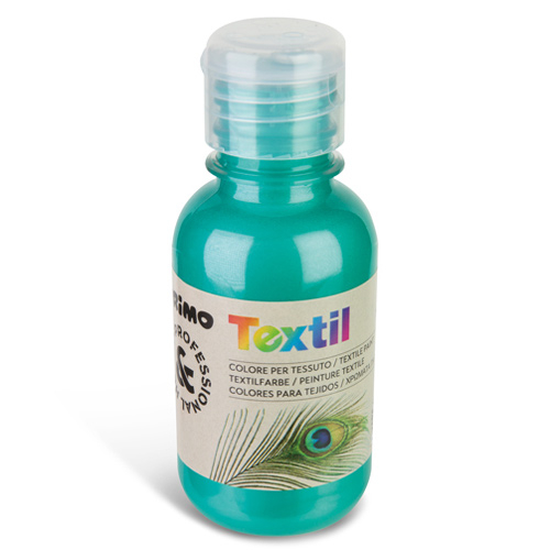 Фото - Акрилова фарба для текстилю 125 мл 610 зелений металік Primo Італія 52522 Фото - Акрилова фарба для текстилю 125 мл 610 зелений металік Primo Італія 52522