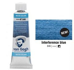 Фото - Фарба акварельна Van Gogh (846), Інтерферентний синій, туба 10 мл, Royal Talens 49640 Фото - Фарба акварельна Van Gogh (846), Інтерферентний синій, туба 10 мл, Royal Talens 49640