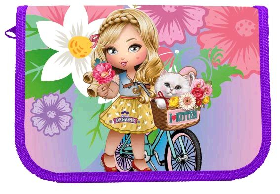 Фото - Пенал 1-яр.,пустий,'Girl's Dreams', 210/70D PL, 98000, CLASS 39232 Фото - Пенал 1-яр.,пустий,'Girl's Dreams', 210/70D PL, 98000, CLASS 39232