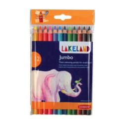 Набір кольорових олівців Jumbo Coloured Lakeland, 12 кол., в блістері, Derwent