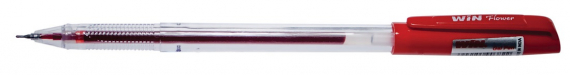 Фото - Ручка гелева, 0.6мм, черв., FLOWER, WIN (уп.12) 20651 Фото - Ручка гелева, 0.6мм, черв., FLOWER, WIN (уп.12) 20651