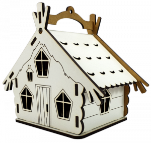 Фото - МДФ Будиночок № 6 скринька 15*10*13см солома М-2079 49848 Фото - МДФ Будиночок № 6 скринька 15*10*13см солома М-2079 49848