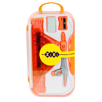 Фото - Готовальня 8 предметів, помаранчевий 32124 Фото - Готовальня 8 предметів, помаранчевий 32124