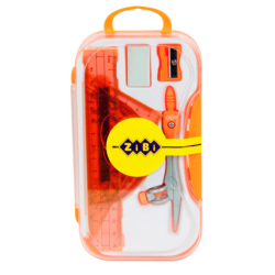 Фото - Готовальня 8 предметів, помаранчевий 32124