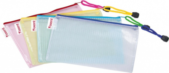 Фото - Папка-конверт на блискавці прозора, асорті (уп.12) 21244 Фото - Папка-конверт на блискавці прозора, асорті (уп.12) 21244