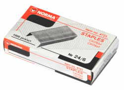 Скоби д/степлеру,24/6, 1000шт., 4723, NORMA