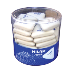 Фото - Гумка трик. біл. 'TM MILAN' 3,9*3,4*0,9см, банка 45шт PMM4045 8291 Фото - Гумка трик. біл. 'TM MILAN' 3,9*3,4*0,9см, банка 45шт PMM4045 8291