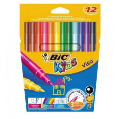 Фото - Набір кольорових фломастерів Bic Visa, 12 шт. 59736