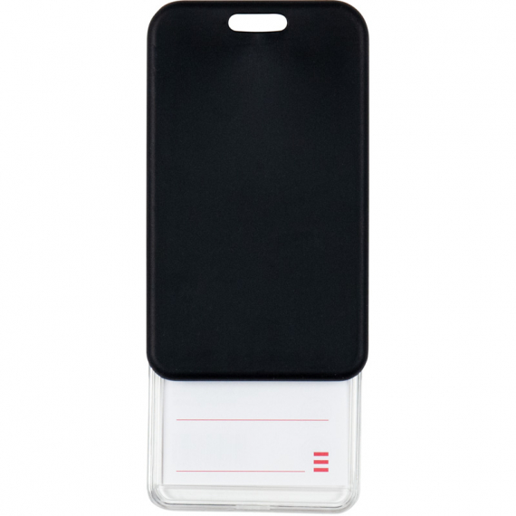 Фото - Бейдж-чохол SoftTouch матовий, чорний, 4550V(54*85мм) 47109 Фото - Бейдж-чохол SoftTouch матовий, чорний, 4550V(54*85мм) 47109