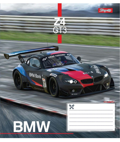 Фото - А5/18 лін. 1В Racing car, зошит учнів. 58341 Фото - А5/18 лін. 1В Racing car, зошит учнів. 58341