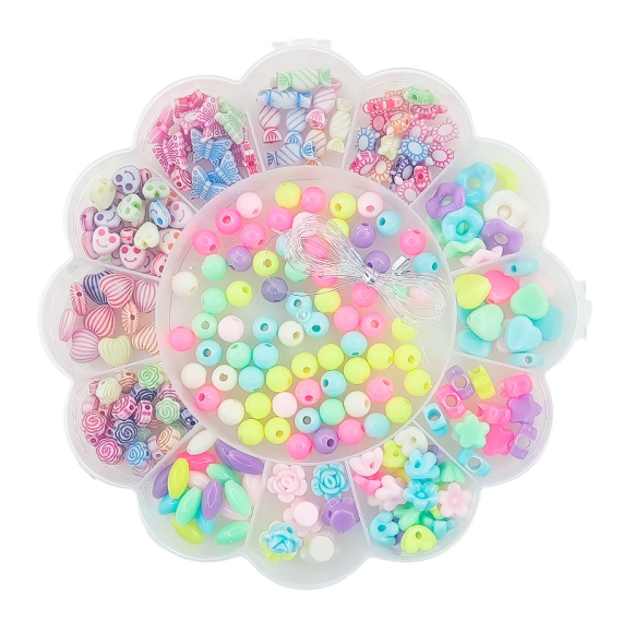 Фото - Набір бісера в коробці Квітка 12шт/уп 63764