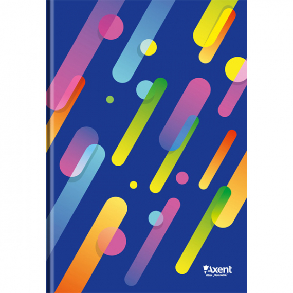 Фото - Книга записна А4 Colour Rain, 96арк., кліт., синій 34811 Фото - Книга записна А4 Colour Rain, 96арк., кліт., синій 34811