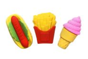 Фото - Набір гумок сувенірних  ФастФуд 44083