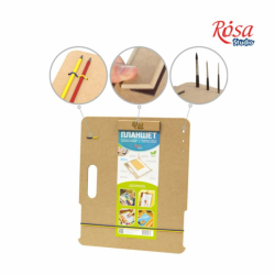 Фото - Планшет з магнітним затискачем А3 (40*47 см), МДФ, ROSA 33159 Фото - Планшет з магнітним затискачем А3 (40*47 см), МДФ, ROSA 33159