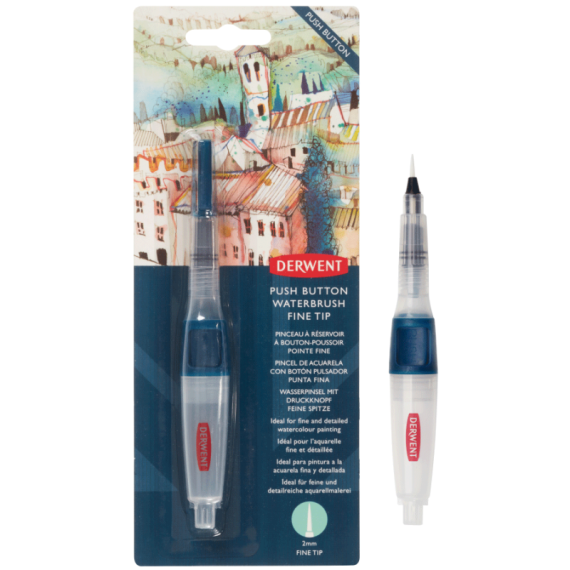 Фото - Пензель з резервуаром Fine Round, Derwent 54785 Фото - Пензель з резервуаром Fine Round, Derwent 54785