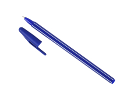 Фото - Ручка пластикова кулькова А+BALL PEN 0,7мм синя 50шт/уп 46863