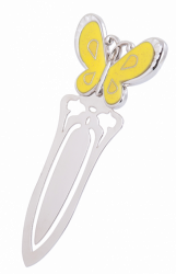 Набір подарунковий &quot;Fly&quot;: ручка кулькова + брелок + закладка для книг, жовтий LANGRES