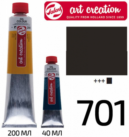 Фото - Фарба олійна ArtCreation, 200 мл, (701) Чорна слонова кістка, Royal Talens 48939 Фото - Фарба олійна ArtCreation, 200 мл, (701) Чорна слонова кістка, Royal Talens 48939