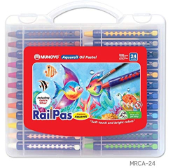 Фото - MUNGYO ПАСТЕЛЬ МАСЛЯНА АКВАРЕЛЬНА ВИСУВНА MRCA-24 КОМПЛЕКТ 24 ШТ. 50527