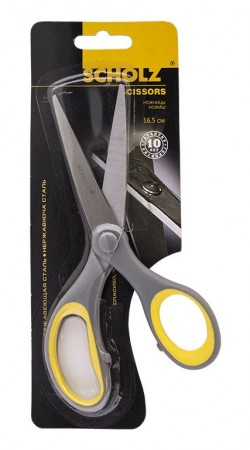 Фото - Ножиці, 16,5см, універс., прогум. ручки, 4253, SOZ 33838 Фото - Ножиці, 16,5см, універс., прогум. ручки, 4253, SOZ 33838