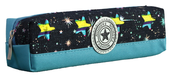 Фото - Пенал-гаманець, 20*7*3см, Denim/PL,кол. асорті, 18048, SAF 40935