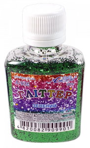 Фото - Блискітки (Гліттер) Зелений 30гр. А-936 1/6 49838 Фото - Блискітки (Гліттер) Зелений 30гр. А-936 1/6 49838