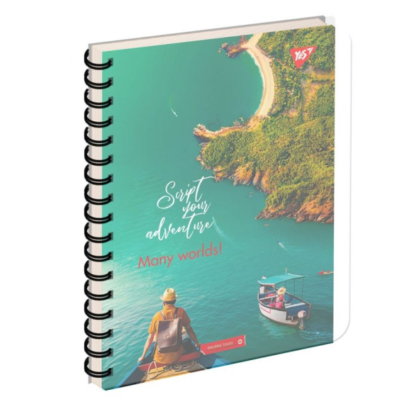 Фото - Зошит для записів YES А5/144 пл.обкл. Many world! 62975 Фото - Зошит для записів YES А5/144 пл.обкл. Many world! 62975