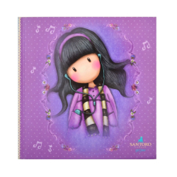 Блокнот 150*150/64 КЛ. інт, Уф-виб &quot;SantoroLittle song&quot; YES