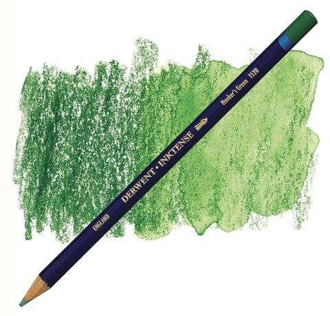 Фото - Олівець чорнильний Inktense (1520), Зелений Хукера, Derwent 57374