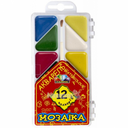 Фото - Акв. Медовая полусух. 'Мозайка' 12цв.с/к (80шт) Гамма укр. 20360