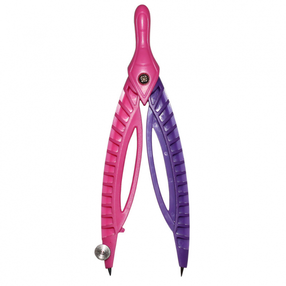 Фото - Циркуль пластик., 120мм, в вініл. чохлі, фіолет/рожев, ЦР03-07, Умка 46934 Фото - Циркуль пластик., 120мм, в вініл. чохлі, фіолет/рожев, ЦР03-07, Умка 46934